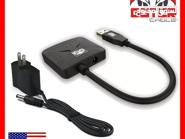 USB 3.0 to SATA III Hard Drive Adapter for 2.5" 3.5" HDD SSD with 12V 2A Power