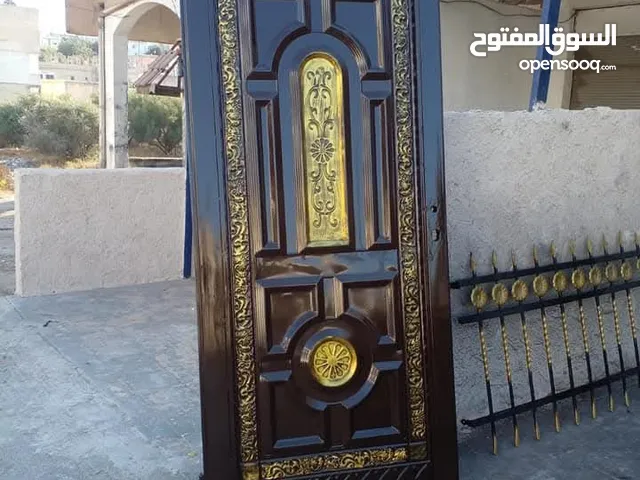 بواب حديد تفصيل الباب كامل 75 دينار
