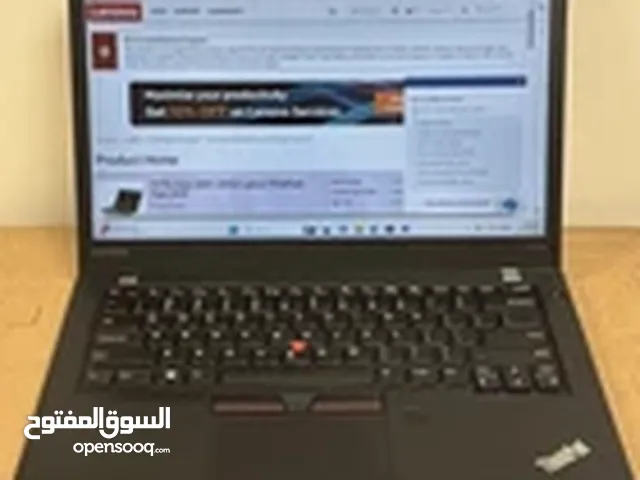 Renewed - ThinkPad T470 Laptop With 14-Inch Display ,Intel Core i5 Processor/6th Gen/8GB RAM/256GB S