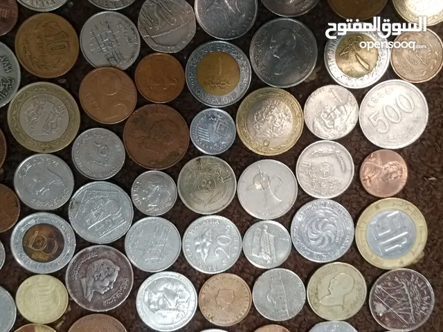 93 عملة قديمة للبيع بحالة جيدة جدا في مجال بالسعر اشي بسيط ........