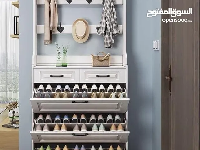 brand New Hallway Coat Rack with Folding Shoe Drawers, Shoes rack (CASH ON DELIVERY ALL UAE)