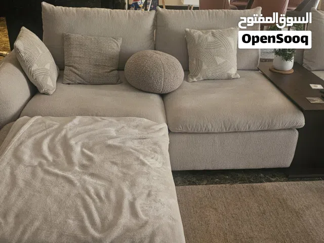 Modern cloud Couch – Semi-New, 6-Seater with Pillows  (Semi New)