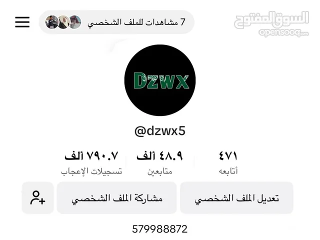 Social Media Accounts and Characters for Sale in Al Karak