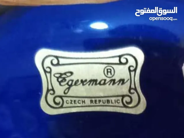 Crystal Egermann كريستال تشيكي ماركة مزينة بطبقة سميكة من ماء الذهب Egermann