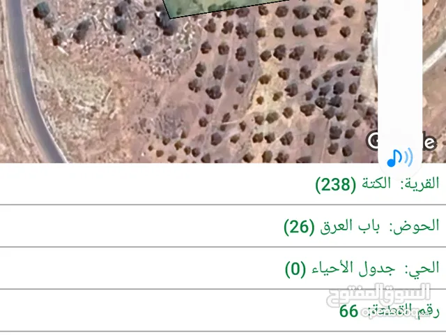 Farm Land for Sale in Jerash Amamah