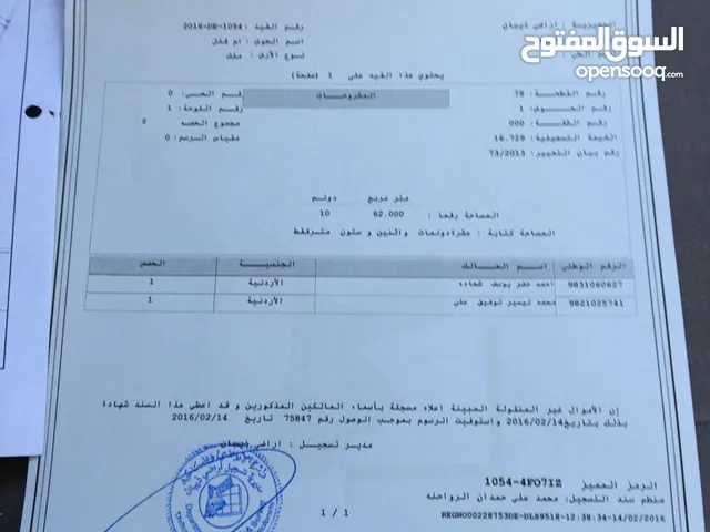 مزرعة زيتون مزروعة 500 شجرة ومشيكة وفيها حارس وماء