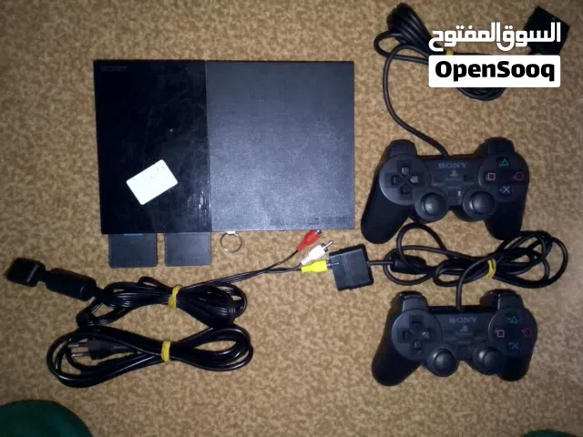 بيع بلاستيشن2 في فلاش مهكر فيه 13 العبه وزوز يدين جدد اصلية وممري مكان القره بوللي السعر 200