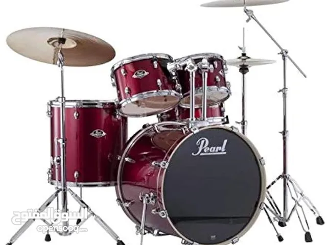 Drums PEARL بحالة الوكالة مع نحاسات Zildjian