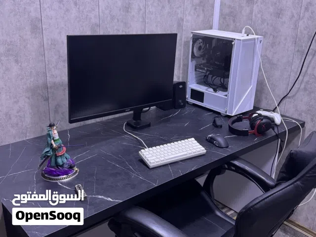 ميز pc گيمنك تفصال طول 160 وعمق 70 استعمال قليل جداً