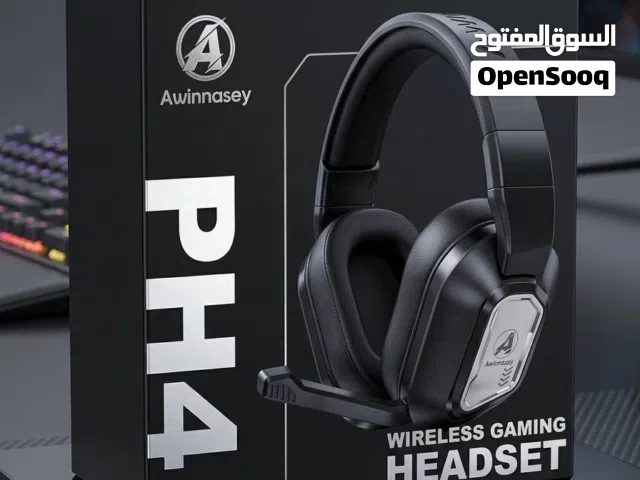 سماعة الألعاب اللاسلكية Awinnasey PH4 متوافقة مع PS5 و PS4 و PC و Nintendo Switch