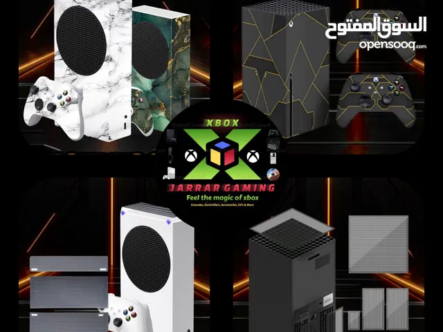 Xbox series x/s Protection cover & dust filter كفر لاصق حمايه وفلتر غبار لاجهزه الاكس بوكس سيريس
