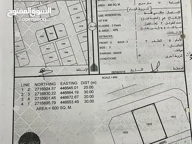 Residential Land for Sale in Al Batinah Shinas