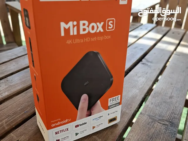 جهاز Mi box s لشاشات الي مافيها وايفاي وتطبيقات