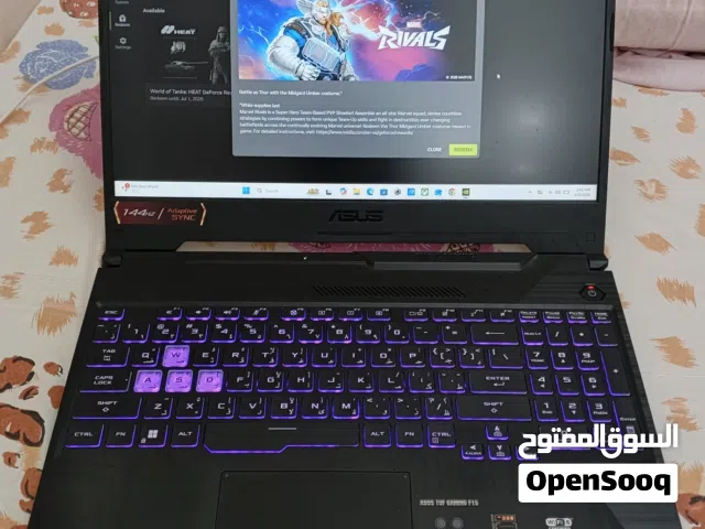 ASUS TUF Gaming F15 — لابتوب جيمنج بحالة ممتازة