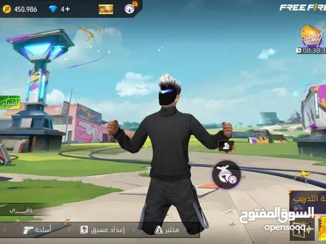 حساب لعبة فري فاير للبيع نضيف مستوى72 100/100
