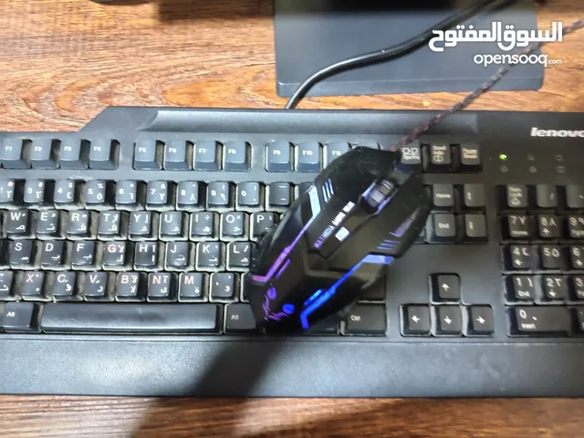 ماوس جيمنج +كيبورد lenovo اصلي 100%