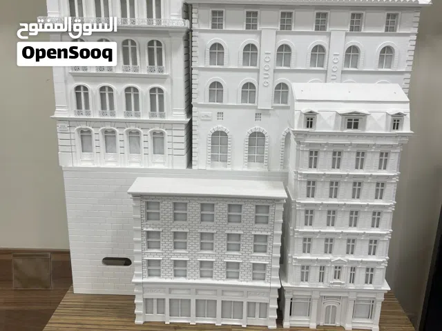 ديكور مجسم بيت لون ابيض جوتشي