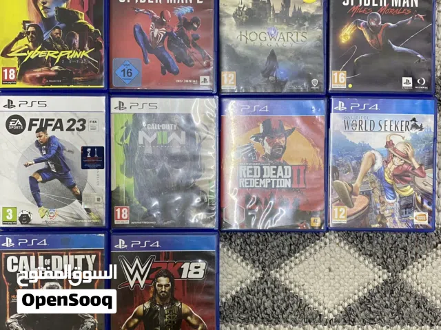 اشرطة ps5 و ps4 للبيع