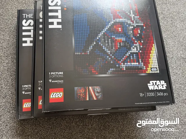 3 مجموعات أصلية من ليقو LEGO Art - حرب النجوم (The Sith)