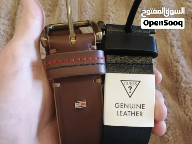 احزمه رجالي جديد مقاس XL بسعر مميز جدا GUESS و TOMMY HILFIGER