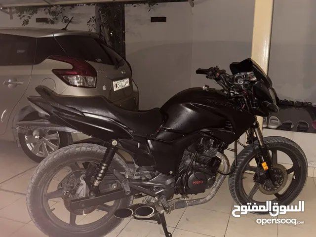 Honda hero hunk 150 with backfire and exhaust مع باكفاير و اقزوز