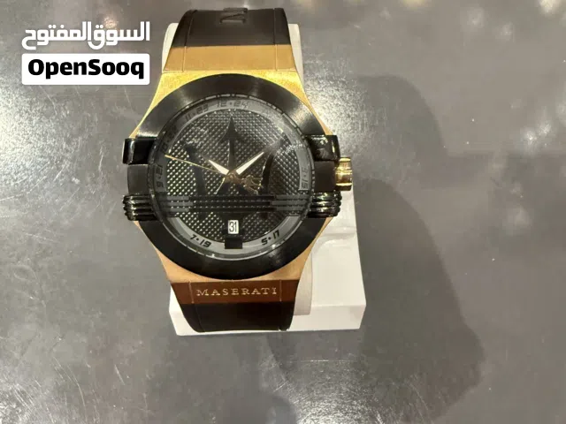 ساعه مازاراتي استعمال بسيط جداً