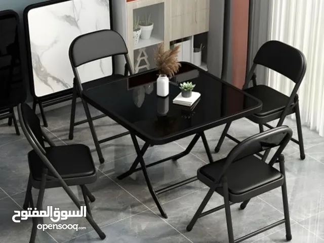 طاولات طوي مع 4 كراسي عرض 60 دينار+ شامل التوصيل