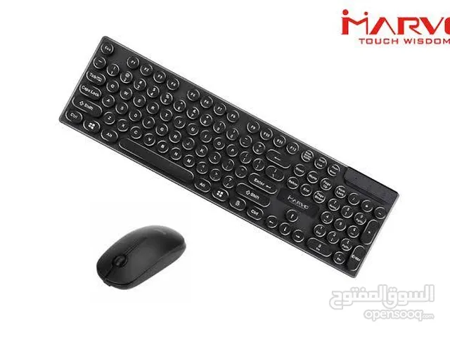 Marvo 2.4G Wireless Keyboard and Mouse Combo Set