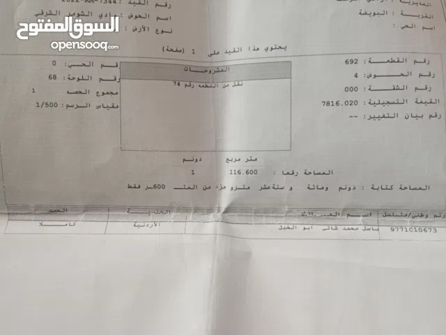 Mixed Use Land for Sale in Ramtha Al Bweida