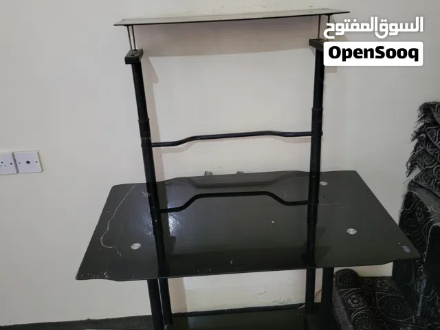 طاولة مكتب زجاج للكمبيوتر و الدراسة