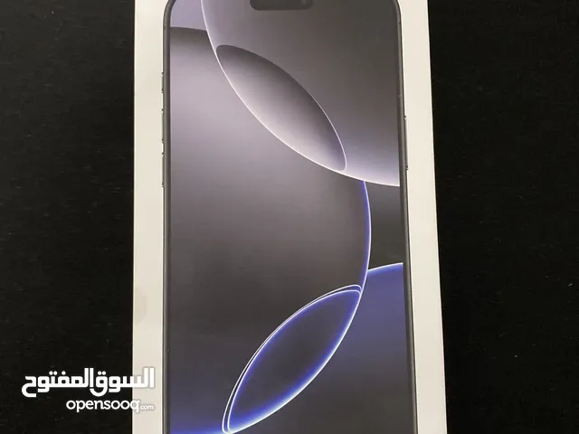 iPhone 16 pro max new not used 256g black وراد الشرق الأوسط