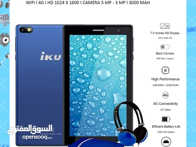 iKU T6 Tablet 7 Inches 32GB ll Brand-New ll
