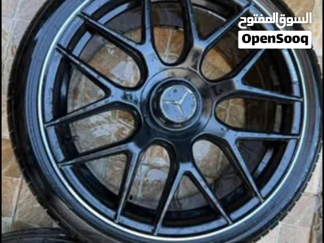 طقم جنوط مرسيدس 63 بالكاوتش #للبيع ماشين 1500 كم