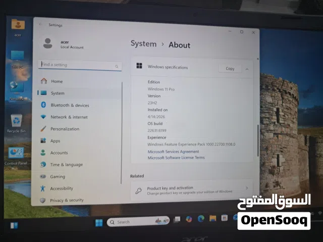 Windows Acer for sale  in Zarqa