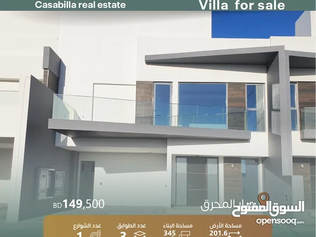 345 m2 5 Bedrooms Villa for Sale in Muharraq Diyar Al Muharraq