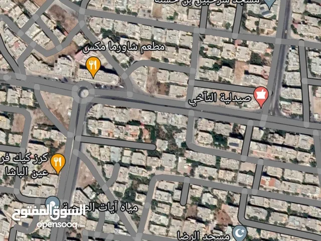 أرض للبيع لقطة 700 م خلف السوق التجاري بعين الباشا شارع القدس قرب مسجد الإمام ال