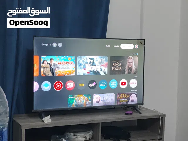 تلفاز ذكي من شركة TCL بحجم 55 بوصة يعمل بنظام Google TV