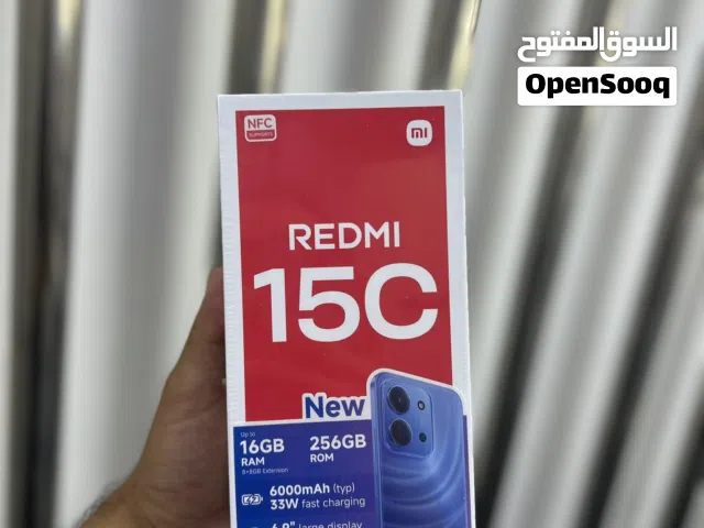 Redmi 15C 8RAM / 256GB جديد مسكر بالكرتونة كفالة الوكيل الرسمي وشركتنا 3 سنوات