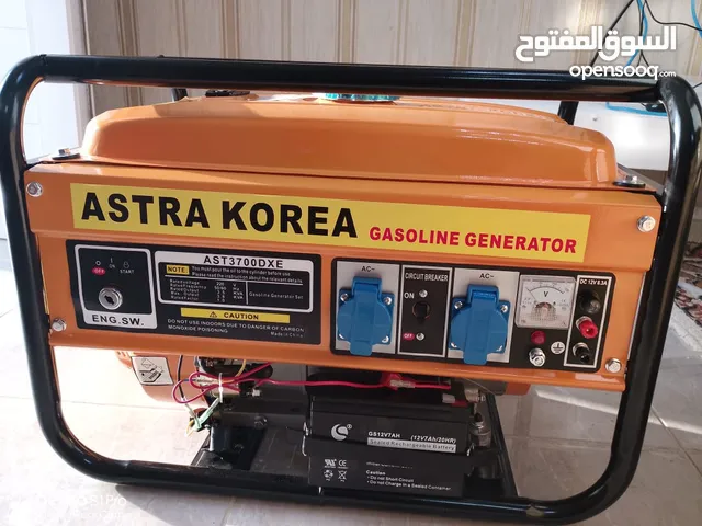 مولد كهرباء جديد بقوة 3800 كيلو وات( جنريتر) من شركة ASTRA KOREA