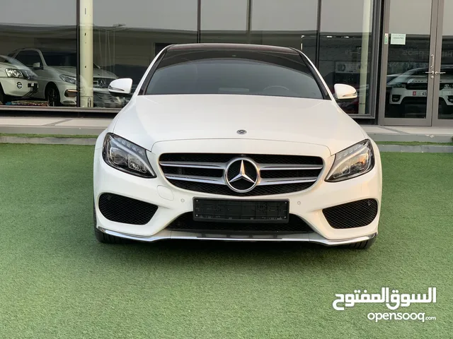 مرسيدس بنز C200 موديل 2018 خليجي مالك اول صبغ الوكاله مفتاحين الوكاله
