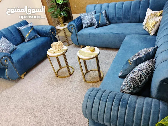 طقم كنب شبه جديد بحالة ممتازة