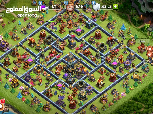 Clash of Clans حساب كلاش اوف كلانس للبيع تاون هول 17