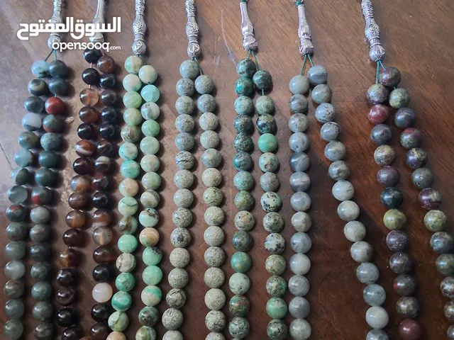 مسابيح احجار كريمة سبح متنوعة gemstones