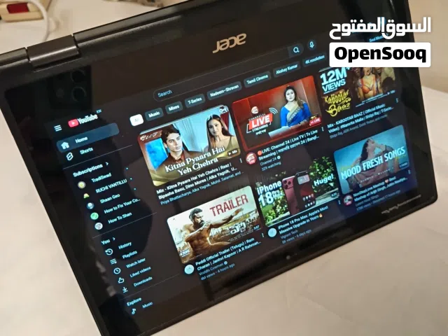 Acer 4k 360 foldable Chromebook.. type-c,, long time battery backup.new condition