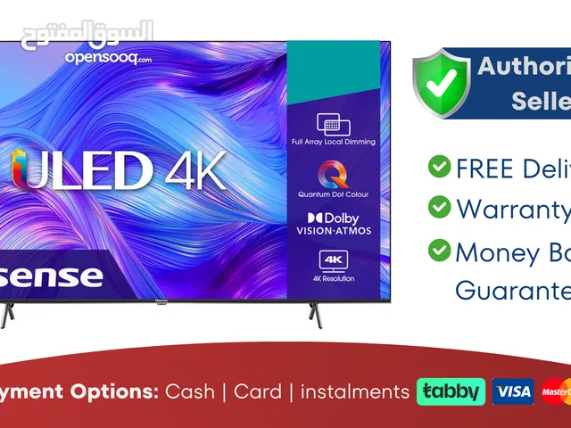 Hisense 65 inch Smart ULED TV - 4K - Brand New - 1 Year Warranty - FREE Delivery - 43 50 55 65 75 85