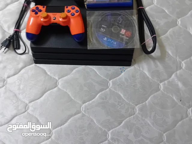 بلاستيشن 4 Pro للبيع وان تيرة مع جميع اسلاكه السعر 220 الموقع المفرق رحاب الرقم