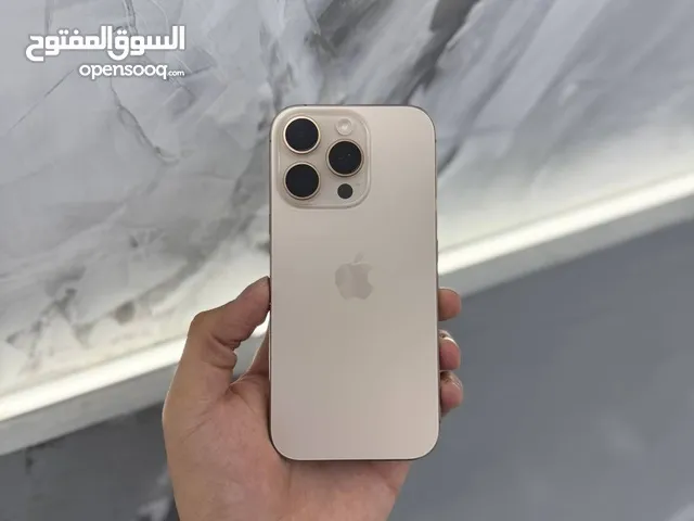 ايفون 16 برو 128 جيجا لون ديزرت تيتانيوم الصحراوي نسبة البطارية 100%