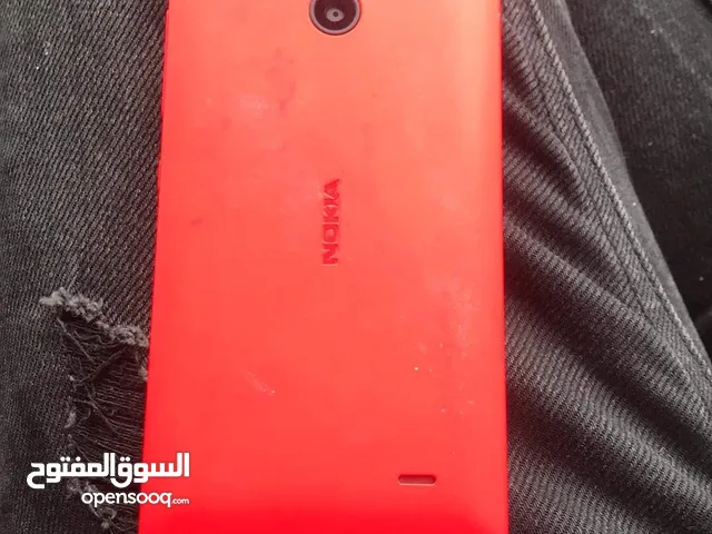نوكيا Nokia XDual SIM  لون احمر 
+شاحن+سماعات+