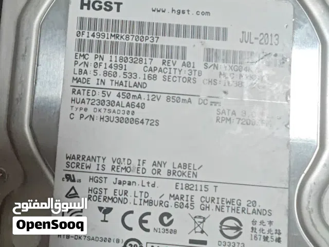 هاردسك  3 تيرا hdd 3.5