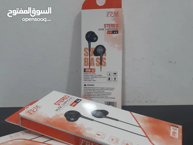THREE Brand New Stereo Music Earphones - Good Quality Sound.